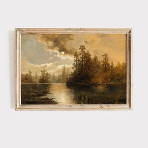 Printable Wall Art | Antique Wall Decor | Antique Oil Painting | Farmhouse Decor | Fine Art | Vintage Painting