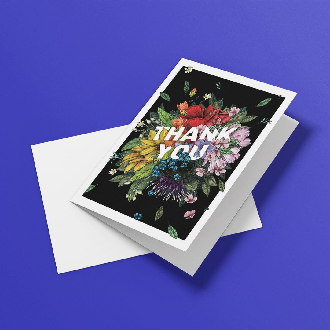 10 Pack of Thank You Cards & Envelopes LGBTQ Greeting Cards - Etsy