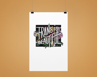 Trans is Beautiful Poster