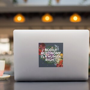 Bodily Autonomy Is A Human Right Sticker | Trans Lives Matter | Transgender Rights | Trans Bumper Sticker | Protect Trans | Trans Rights