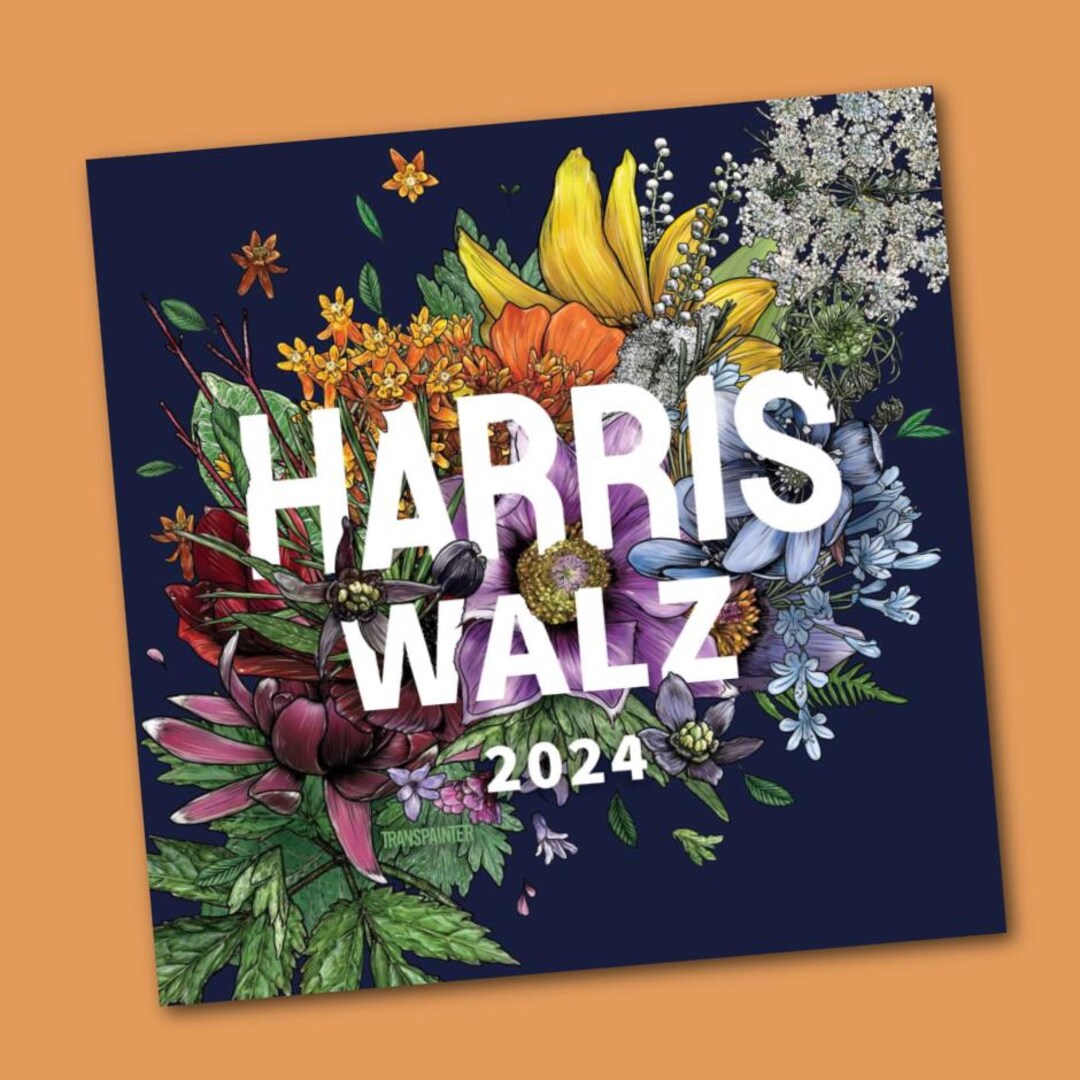 Harris Walz 2024 Sticker Kamala Harris Sticker Harris Campaign Bumper ...