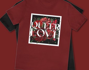 Queer Love Tee Shirt - Soft Adult LGBT+ Tee Shirt