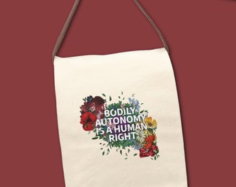 Bodily Autonomy is a Human Right Canvas Lunch Bag