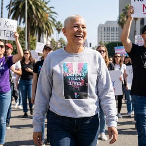 Defend Trans Lives Sweatshirt | Transgender Pride Shirt | Transgender Youth Sweat Shirt | LGBTQ Pride Shirt image 2