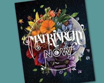 Matriarchy Now Sticker | Fight the Patriarchy Feminist Stickers