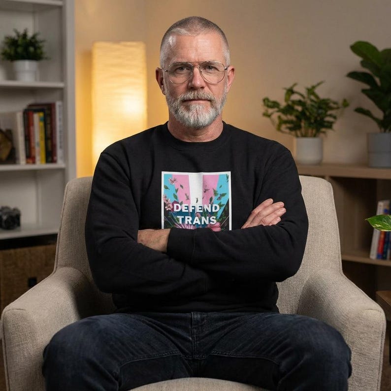 Defend Trans Lives Sweatshirt | Transgender Pride Shirt | Transgender Youth Sweat Shirt | LGBTQ Pride Shirt image 12