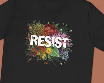 RESIST TeeShirt | Resist TShirts | No Kings Protest Apparel | Resist Facism