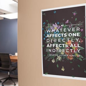 MLK Quote Poster: Letter from Birmingham Jail, Archival Matte Art image 4