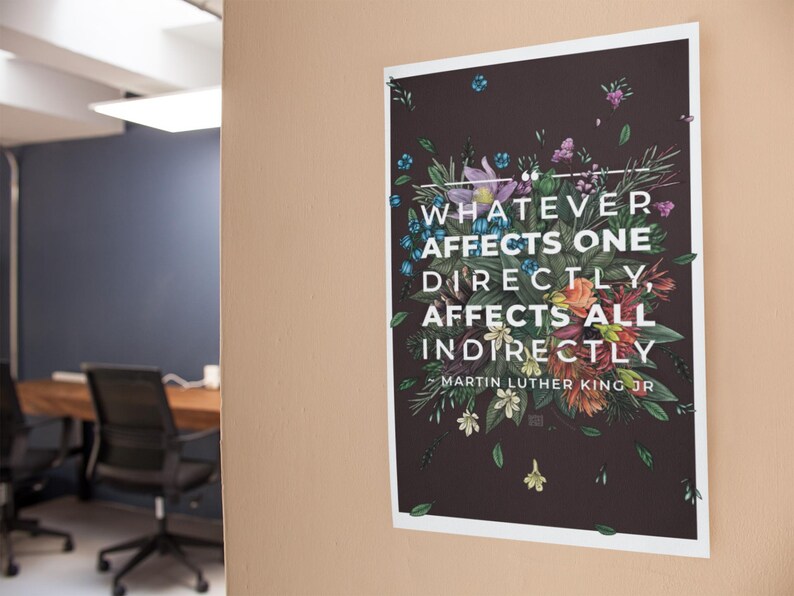 MLK Quote Poster: Letter from Birmingham Jail, Archival Matte Art image 4