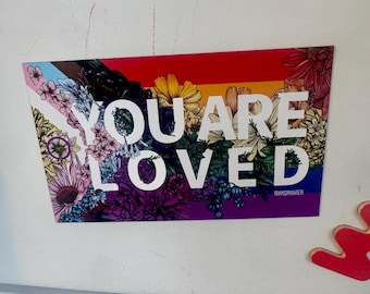 You Are Loved Car Magnet | Large LGBTQ+ Magnets