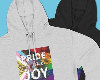 Pride & Joy Hoodie: LGBTQ+ Progress Pride Flag Sweatshirt