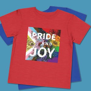 SALE: Pride & Joy Youth T-Shirt | LGBTQ Pride Shirts for Youth | Youth Size Pride Apparel | LGBTQ Pride Parade TShirt image 16