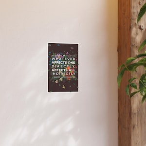 MLK Quote Poster: Letter from Birmingham Jail, Archival Matte Art image 2