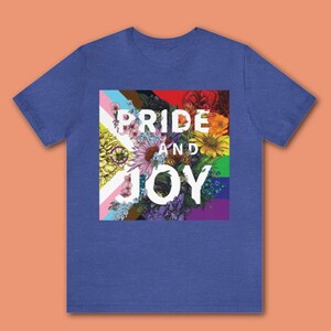 SALE: Pride & Joy Youth T-Shirt | LGBTQ Pride Shirts for Youth | Youth Size Pride Apparel | LGBTQ Pride Parade TShirt image 14