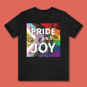 SALE: Pride & Joy Youth T-Shirt | LGBTQ Pride Shirts for Youth | Youth Size Pride Apparel | LGBTQ Pride Parade TShirt image 15