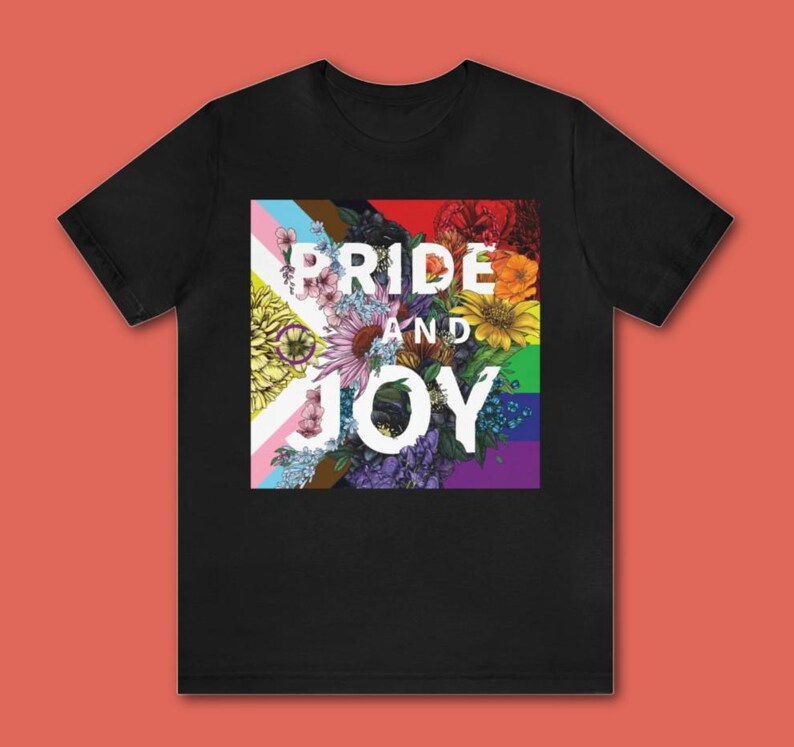 SALE: Pride & Joy Youth T-Shirt | LGBTQ Pride Shirts for Youth | Youth Size Pride Apparel | LGBTQ Pride Parade TShirt image 15