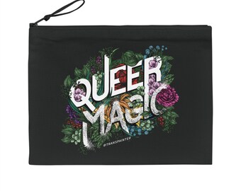 Queer Magic Pencil Case (or Witchcraft Travel Bag- you decide)