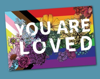 You Are LOVED Sticker (LGBTQ+ Pride Bumper Sticker)
