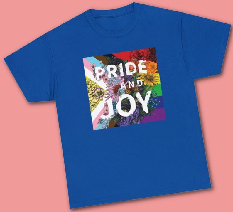SALE: Pride & Joy Youth T-Shirt | LGBTQ Pride Shirts for Youth | Youth Size Pride Apparel | LGBTQ Pride Parade TShirt image 11