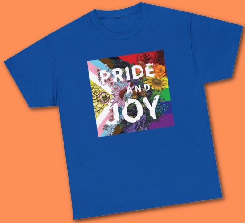 SALE: Pride & Joy Youth T-Shirt | LGBTQ Pride Shirts for Youth | Youth Size Pride Apparel | LGBTQ Pride Parade TShirt image 20
