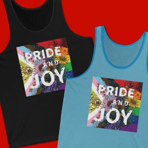 Pride & Joy Tank Top: LGBTQ Pride Parade Apparel