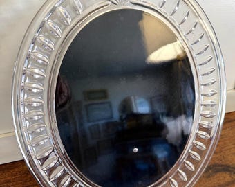 Waterford Crystal Portraits Oval Picture Frame 13.5” x 11.5” | Large Beveled Cut Crystal Frame | Ireland | Original Pouch