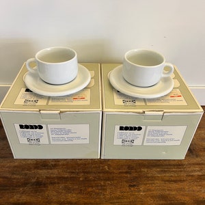 Vintage Boxed Rondo Ikea espresso cups by Carl-Gustaf Jahnsson