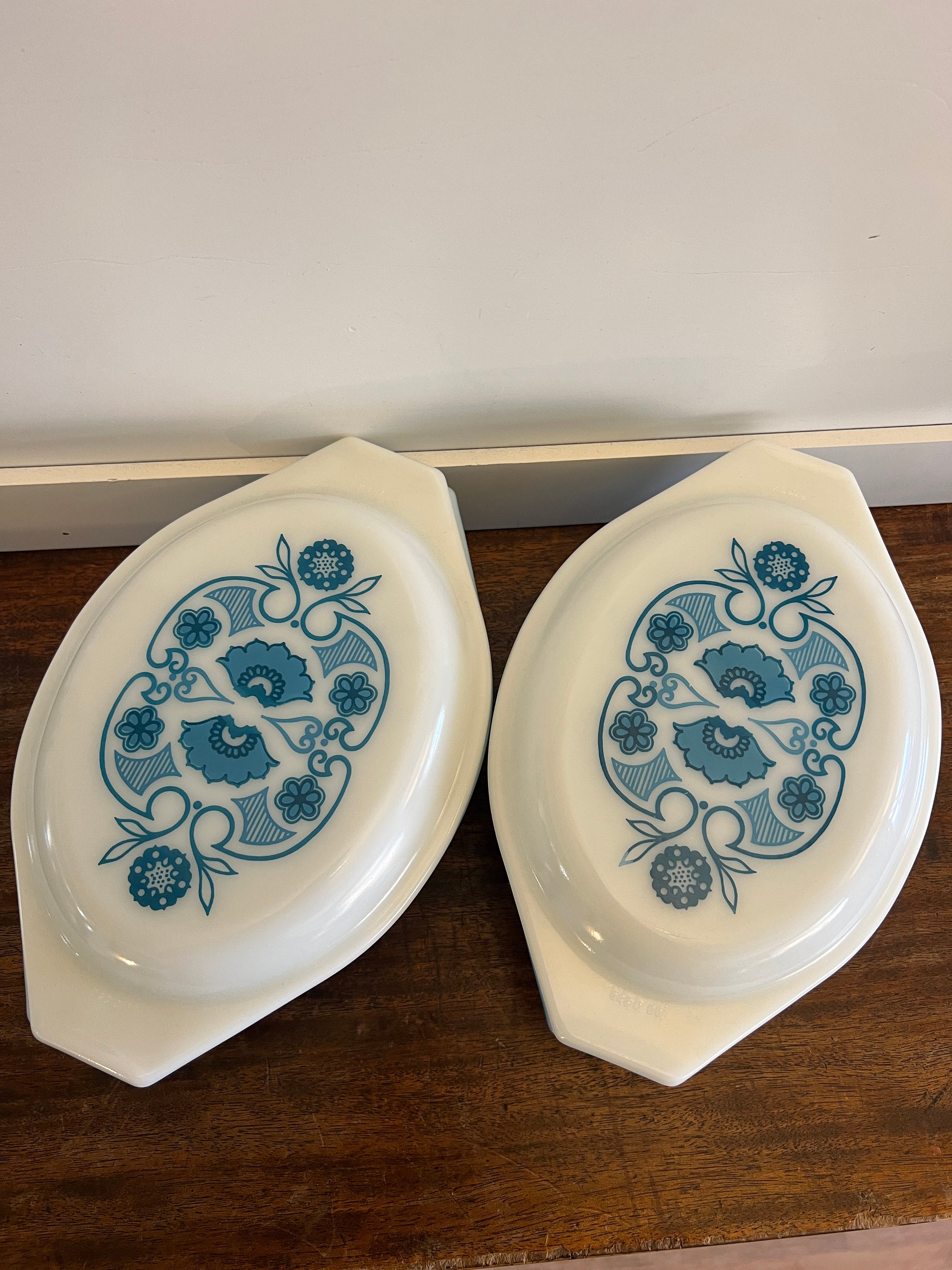 Pyrex Horizon Blue Vintage Blue Pyrex Casserole Dish Vintage Pyrex