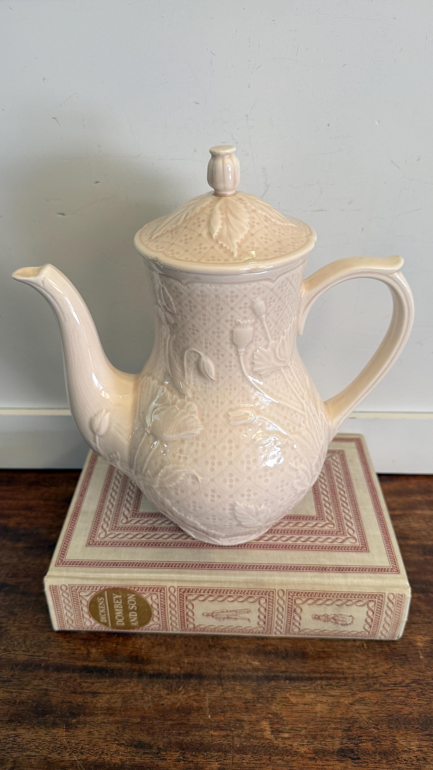 Vintage French Faience Teapot - Etsy