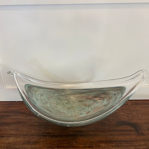 Italian Art Glass Handblown Large Bowl