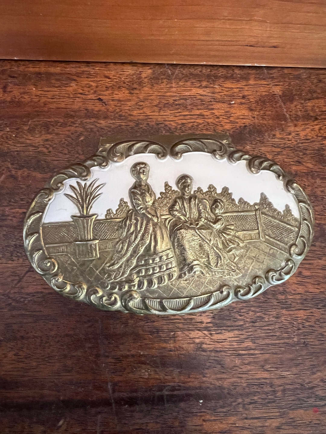 Victorian Embossed Jewelry Box Etsy