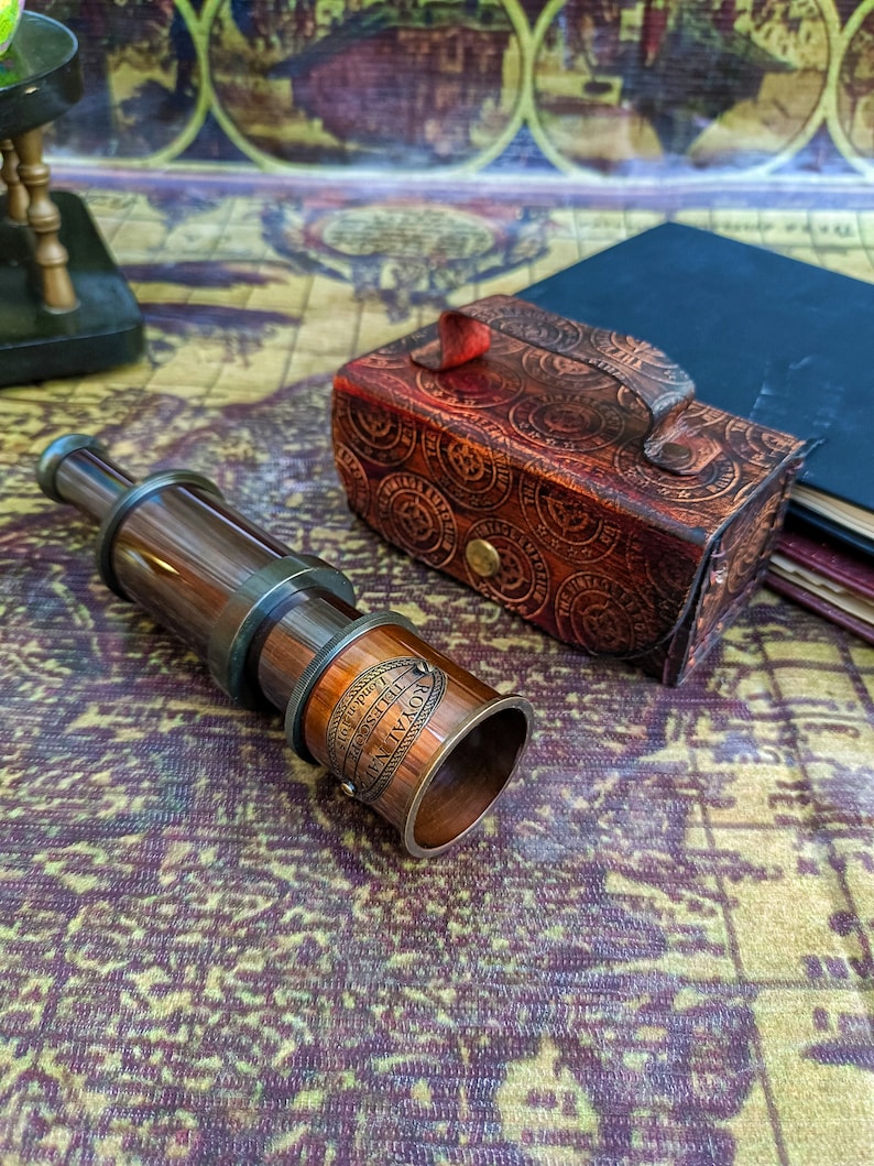 Personalized Telescope, Customized Handheld Telescope, Pirates Spyglass