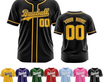 Custom Baseball Jersey Personalized Stitched Family Team Name Number Logo Shirt Uniforms for Women Men Youth Kids