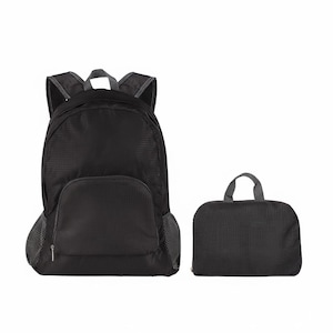 Custom Logo Packable Backpack – Lightweight Foldable Daypack for Travel