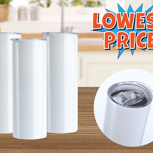Espacios en blanco para vasos de sublimación