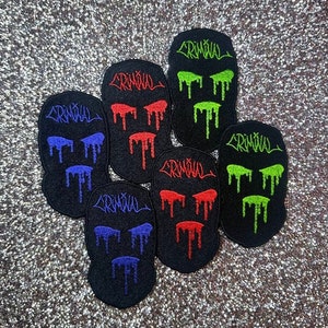 Patch brodé criminel | Écusson thermocollant | Coudre l&#39;écusson | Appliqué