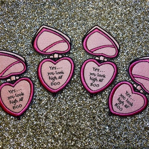 High AF Embroidered Patch | Iron on Patch | Sew on Patch | Appliqué