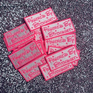 Écusson brodé Bitchdust | Écusson thermocollant | Coudre l&#39;écusson | Appliqué