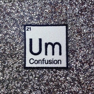 Um Element Embroidered Patch | Iron on Patch | Sew on Patch | Appliqué