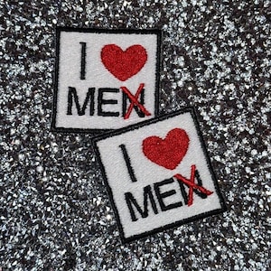 brodé I Heart Me | Écusson thermocollant | Coudre l&#39;écusson | Appliqué