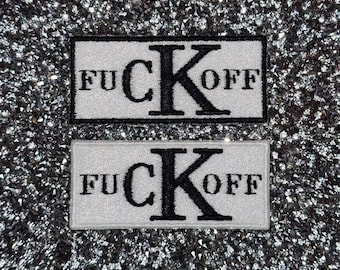 F*ck Off Embroidered Patch | Iron On Appliqué