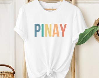 PINAY-tröja, filippinsk representation-t-shirt, kulturarv-t-shirt, filippinsk kvinna-tröja, present till filippinsk vän, Pinay-identitetströja