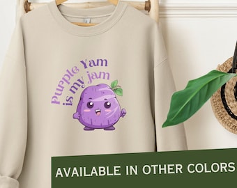 Sweatshirt violet Yam Is My Jam, joli pull Ube Lover