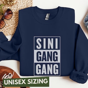Sinigang Gang Sweatshirt, Philippine Pride Sweater, Crewneck Gift for Pinoy Foodie, Tatay, Nanay, Ate, Kuya, Tita, Tito or Filipino Friend