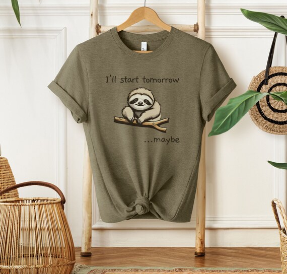 Love Pajama Party Green Sloth T-Shirt Procrastination Sloth Love Pajama Party Green Sloth T-Shirt Procrastination Sloth