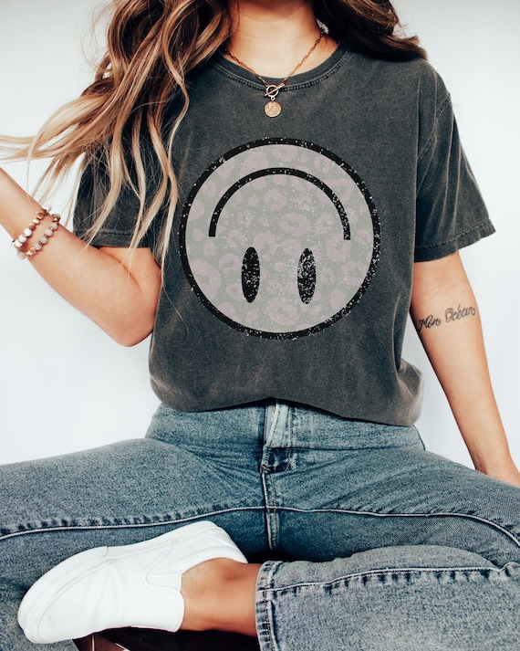 Puff Smiley Distressed Tee Puff Smiley Distressed Tee