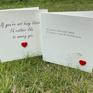Si vous n'êtes pas occupé plus tard, je préfère vous marier carte, carte de marié, carte de mariée, carte de jour de mariage, carte de mariage, à ma fiancée, à mon fiancé