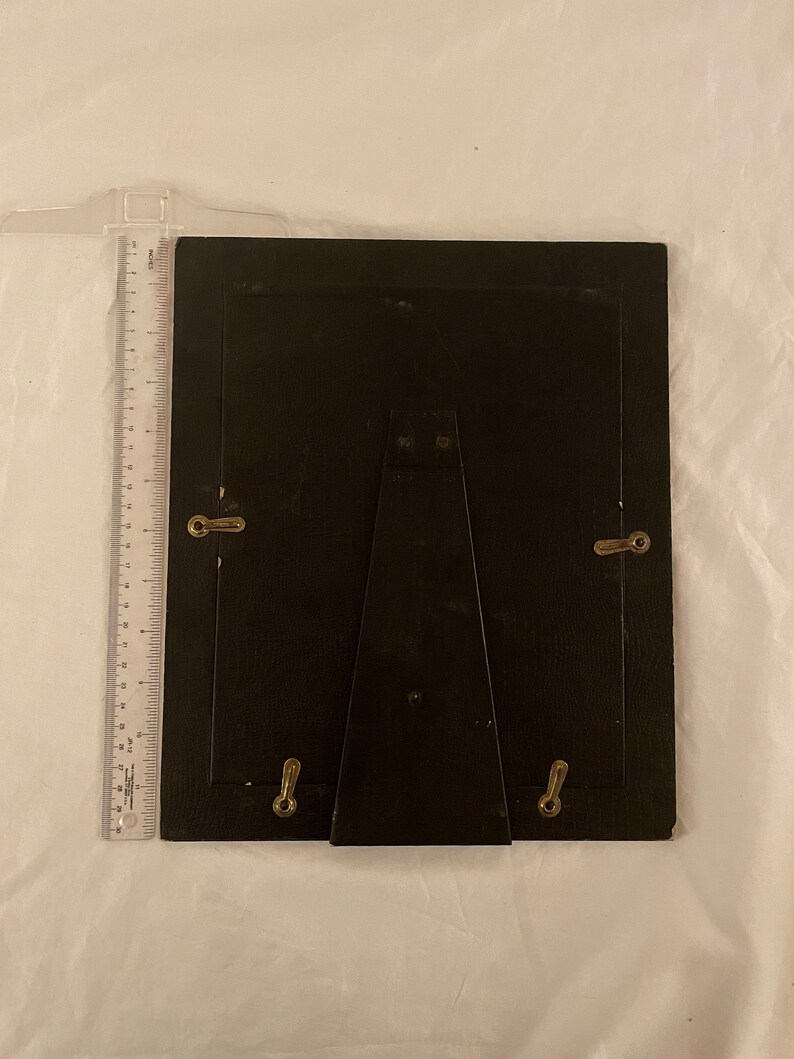 Art Deco Reverse Painted Picture Frame Etsy