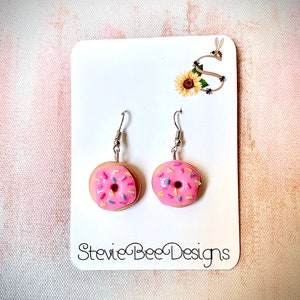 Polymer Clay Donut Earrings