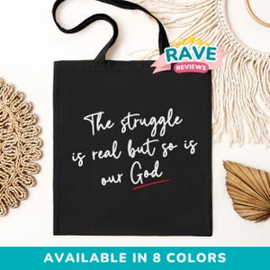 God tote bag, Bible study bags, Christian Canvas Tote Bag, Faith totes, Church tote, Christian book bag, Catholic teacher bag, Ministry gift